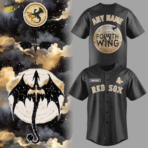 Limited Red Sox x Fourth Wing Night Jersey
