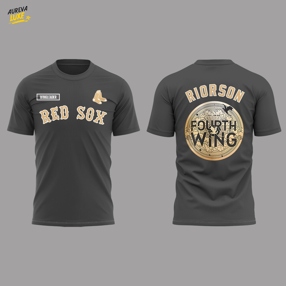 Limited Red Sox x Fourth Wing Night TShirt Limited Red Sox x Fourth Wing Night TShirt