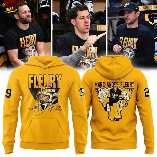 Limited edition Pittsburgh Penguins Yellow Marc-Andre Fleury Hoodie (V1)