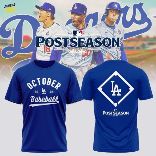 Los Angeles Dodgers 2025 MLB Postseason Authentic Collection T-shirt B