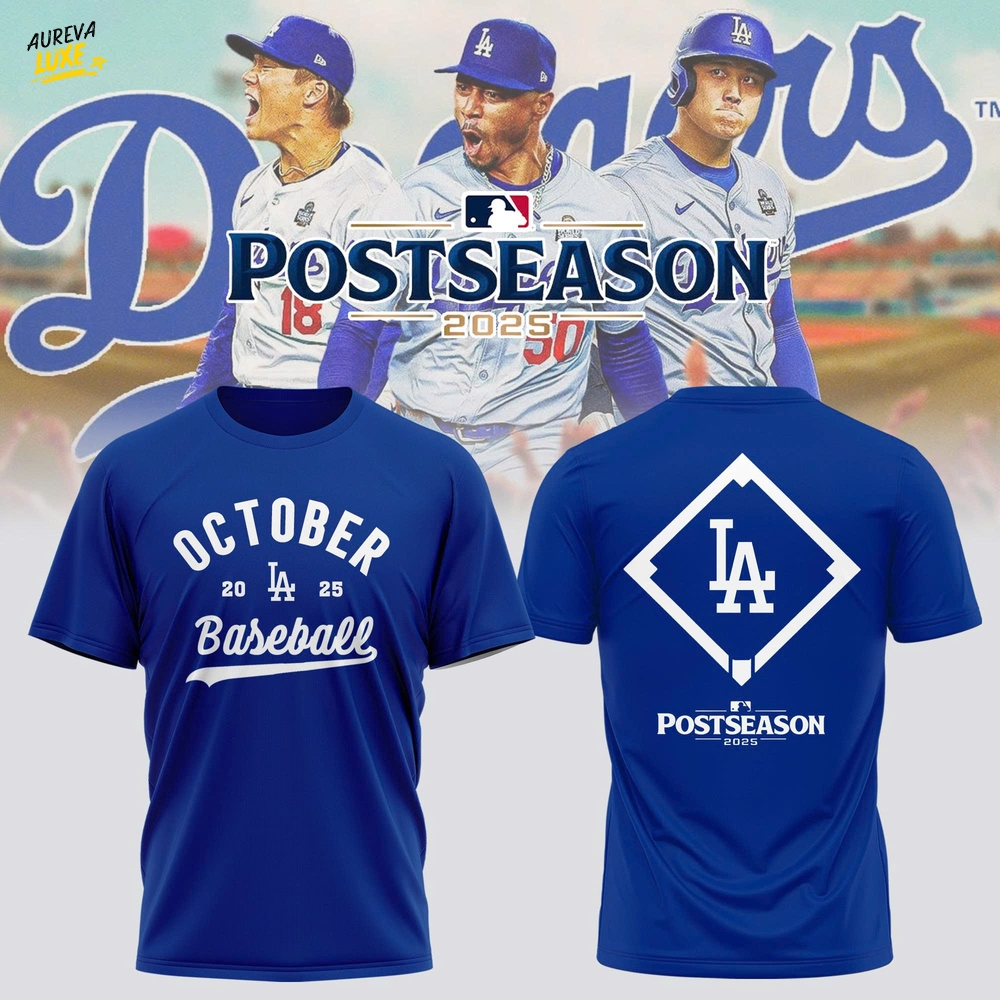 Los Angeles Dodgers 2025 MLB Postseason Authentic Collection T-shirt B Los Angeles Dodgers 2025 MLB Postseason Authentic Collection T-shirt B