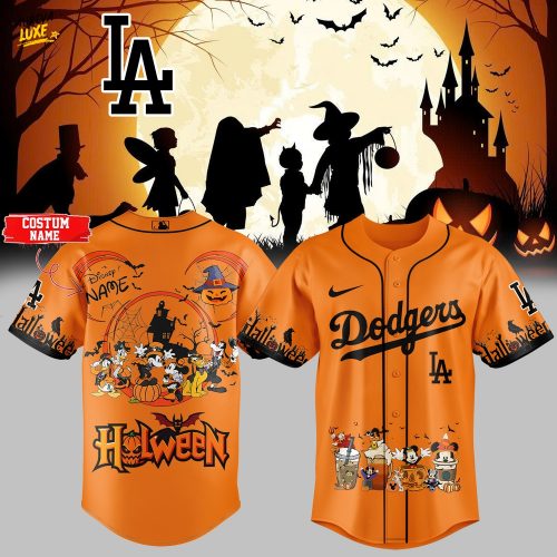 Los Angeles Dodgers x Mickey Halloween – Jersey (Custom Name)