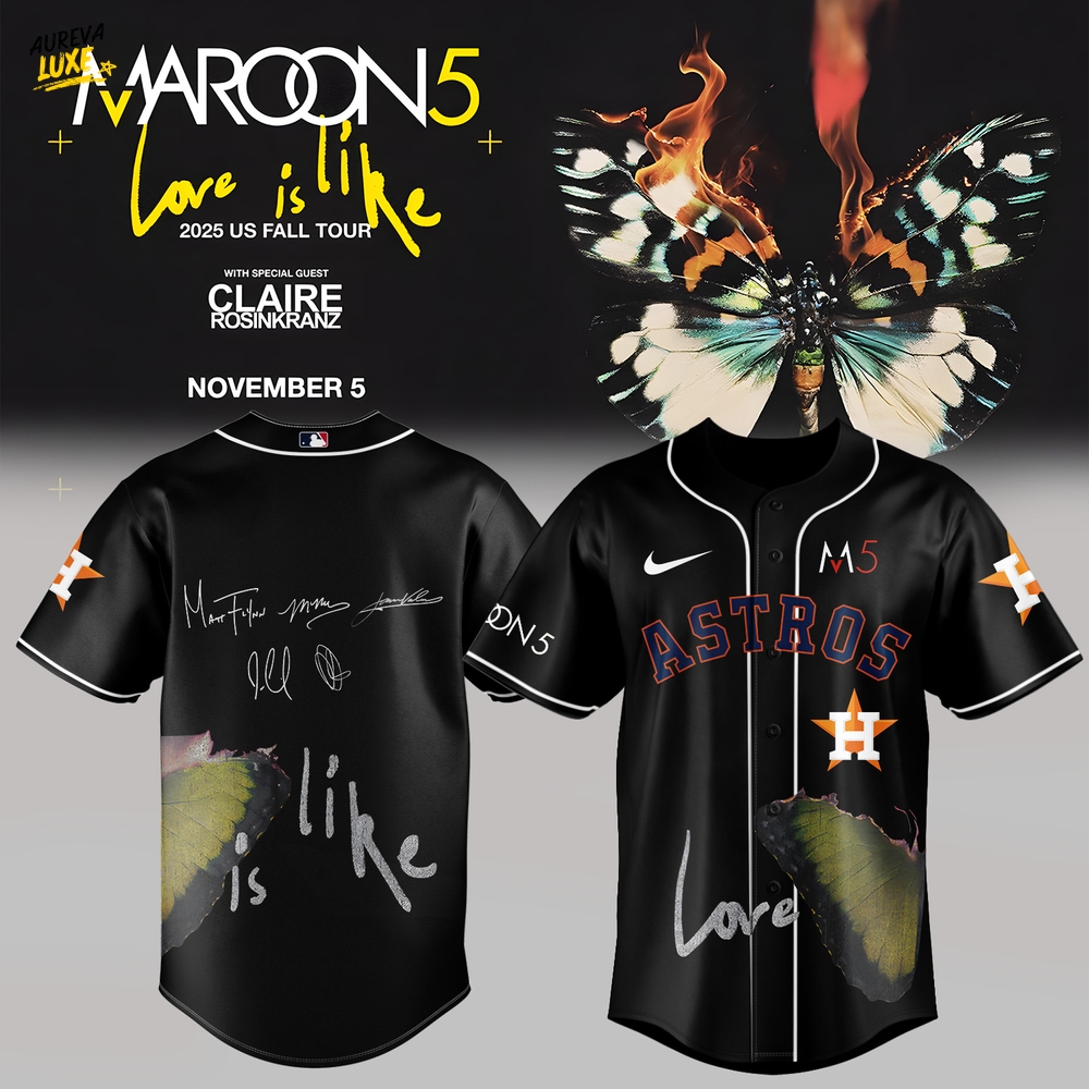 MLB x Maroon 5 Love Is Like Tour Jersey MLB x Maroon 5 Love Is Like Tour Jersey