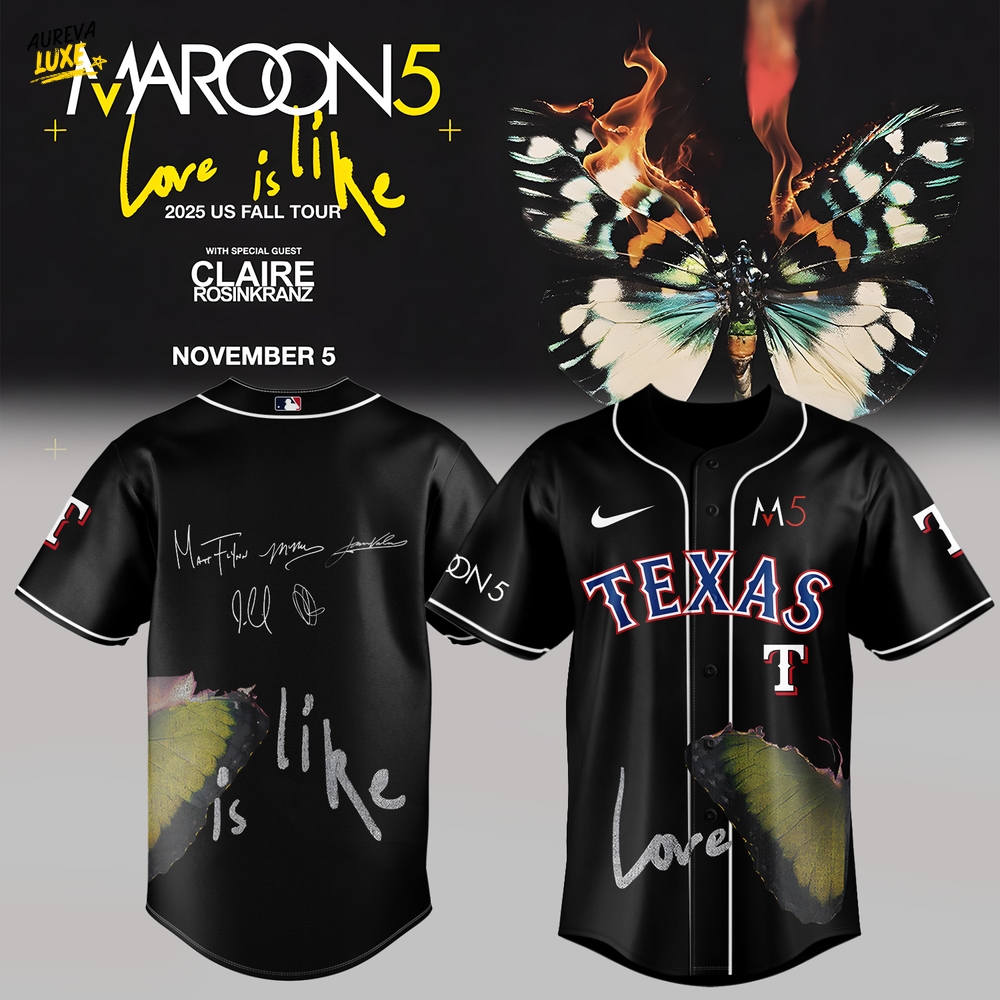 MLB x Maroon 5 Love Is Like Tour Jersey MLB x Maroon 5 Love Is Like Tour Jersey