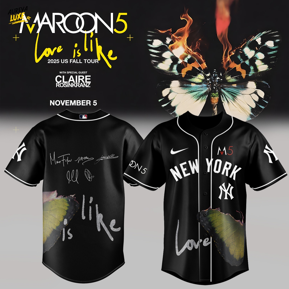 MLB x Maroon 5 Love Is Like Tour Jersey MLB x Maroon 5 Love Is Like Tour Jersey