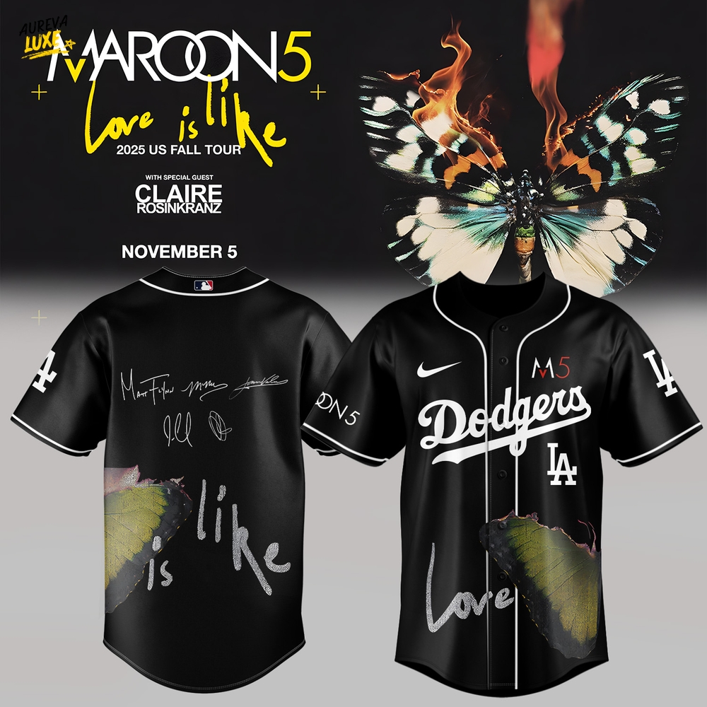 MLB x Maroon 5 Love Is Like Tour Jersey MLB x Maroon 5 Love Is Like Tour Jersey