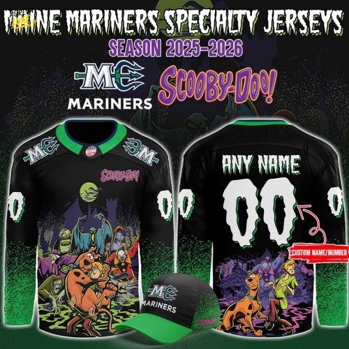 Maine Mariners x ScooBy-Doo Night 2025 Custom Hockey Jersey