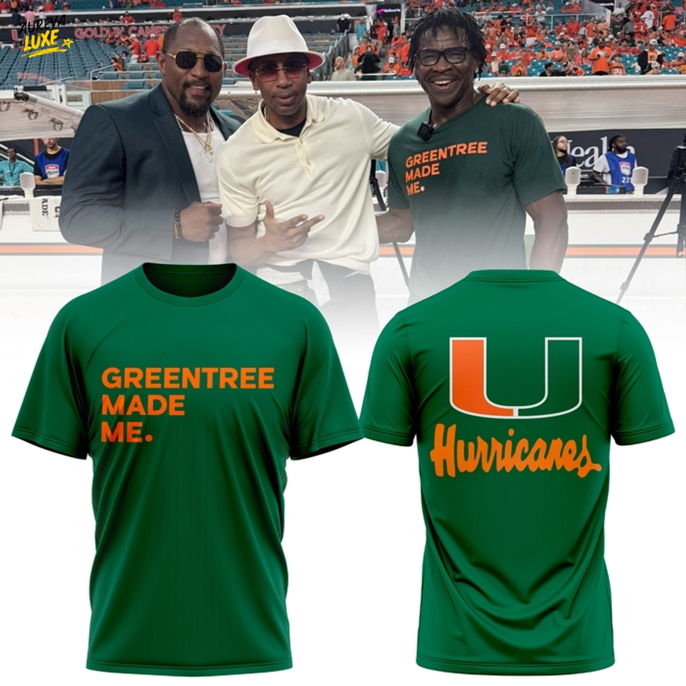 Miami Hurricanes "Greentree Made Me" T-Shirt Miami Hurricanes "Greentree Made Me" T-Shirt