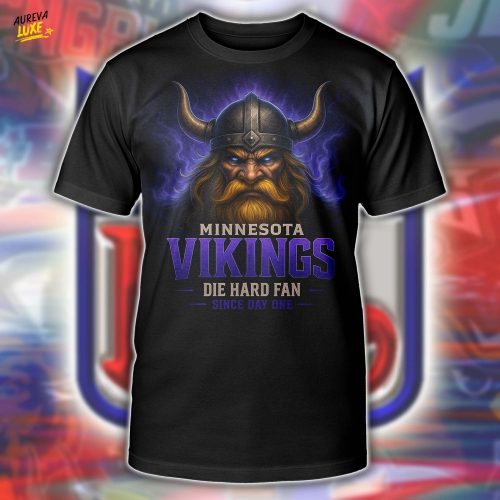 Minnesota Vikings NFL Team Spirit Black