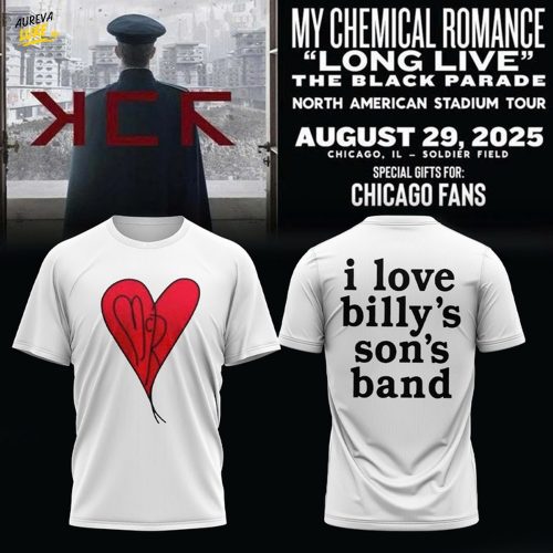 My Chemical Romance 2025 Tour " I love Billy's son's band" T-Shirt