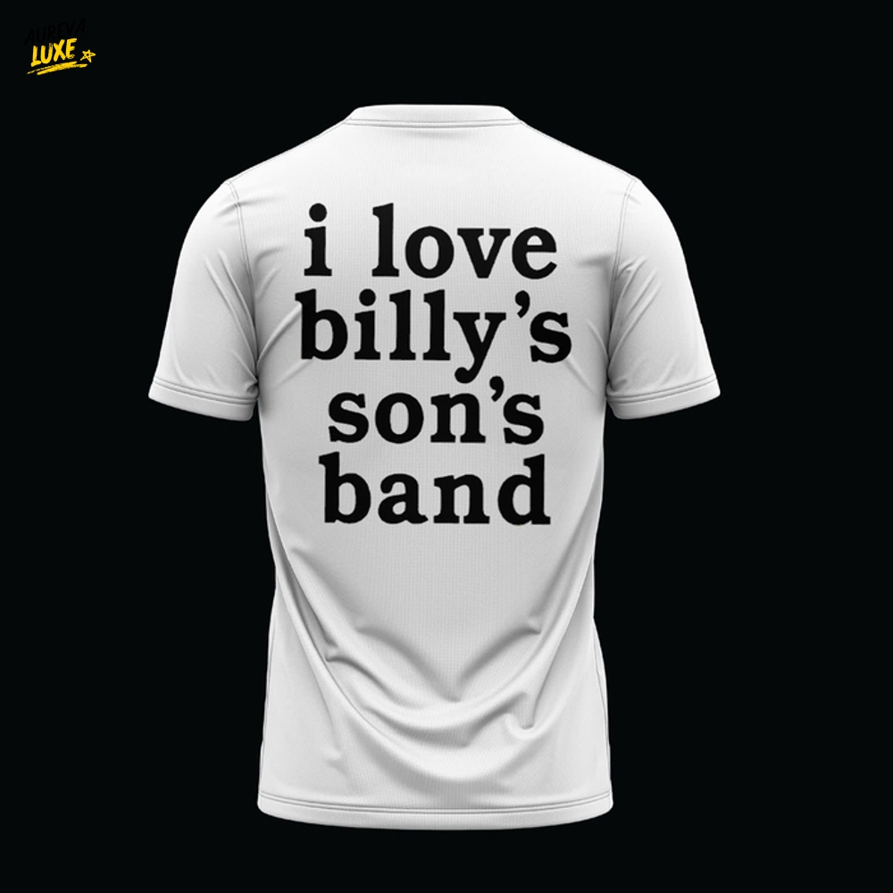My Chemical Romance 2025 Tour " I love Billy's son's band" T-Shirt My Chemical Romance 2025 Tour " I love Billy's son's band" T-Shirt
