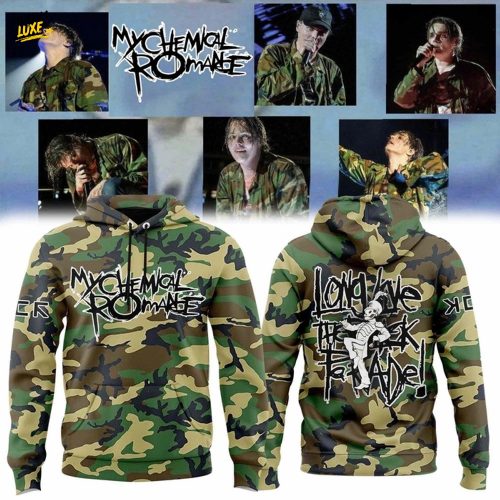My Chemical Romance "Long Live The Black Parade" Camo Hoodie
