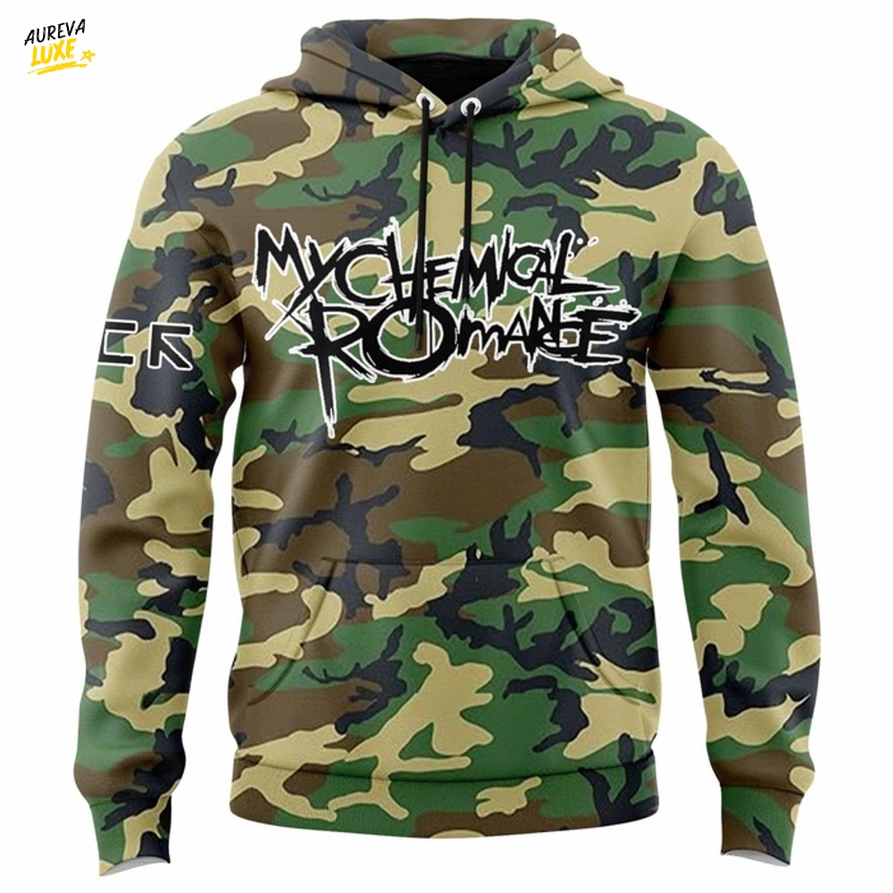 My Chemical Romance "Long Live The Black Parade" Camo Hoodie My Chemical Romance "Long Live The Black Parade" Camo Hoodie