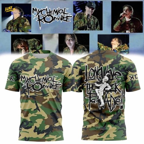 My Chemical Romance "Long Live The Black Parade" Camo T-Shirt