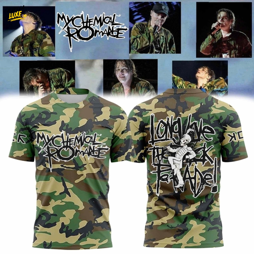 My Chemical Romance "Long Live The Black Parade" Camo T-Shirt My Chemical Romance "Long Live The Black Parade" Camo T-Shirt
