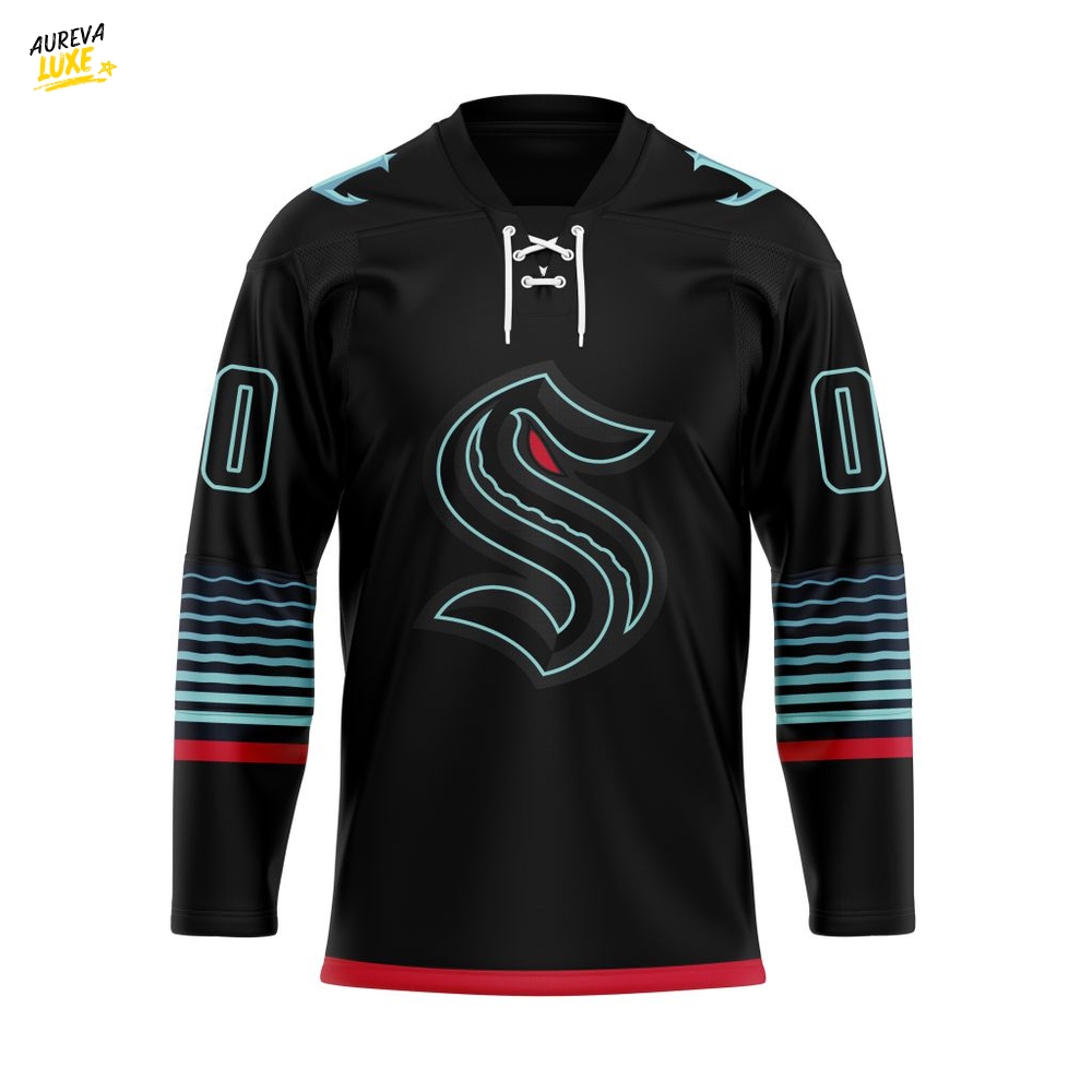 NHL Seattle Kraken Personalized Alternate Lacke Hockey Jersey Design NHL Seattle Kraken Personalized Alternate Lacke Hockey Jersey Design