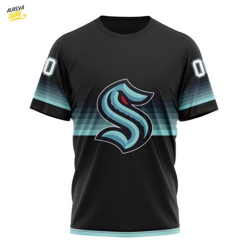 NHL Seattle Kraken Special Black And Gradient Design