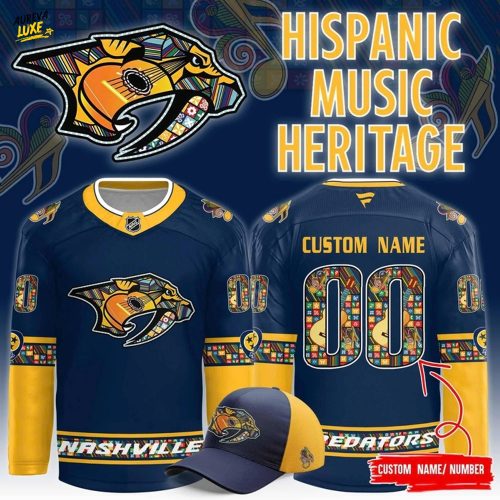Nashville Predators 2025 Hispanic Music Heritage Jersey