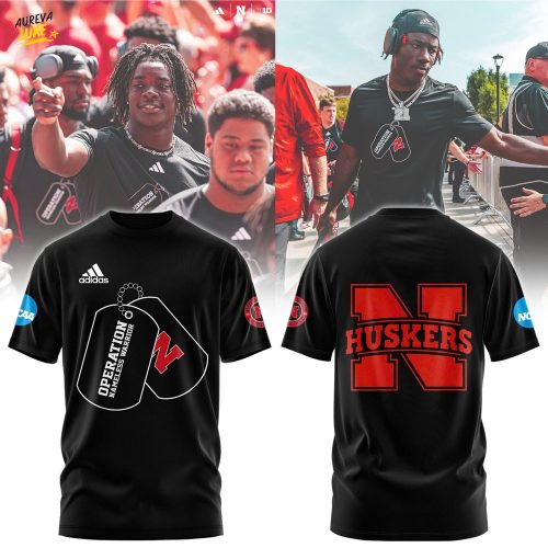 Nebraska Cornhuskers Operation Nameless Warrior Tshirt | Joggers | Cap Limited Edition