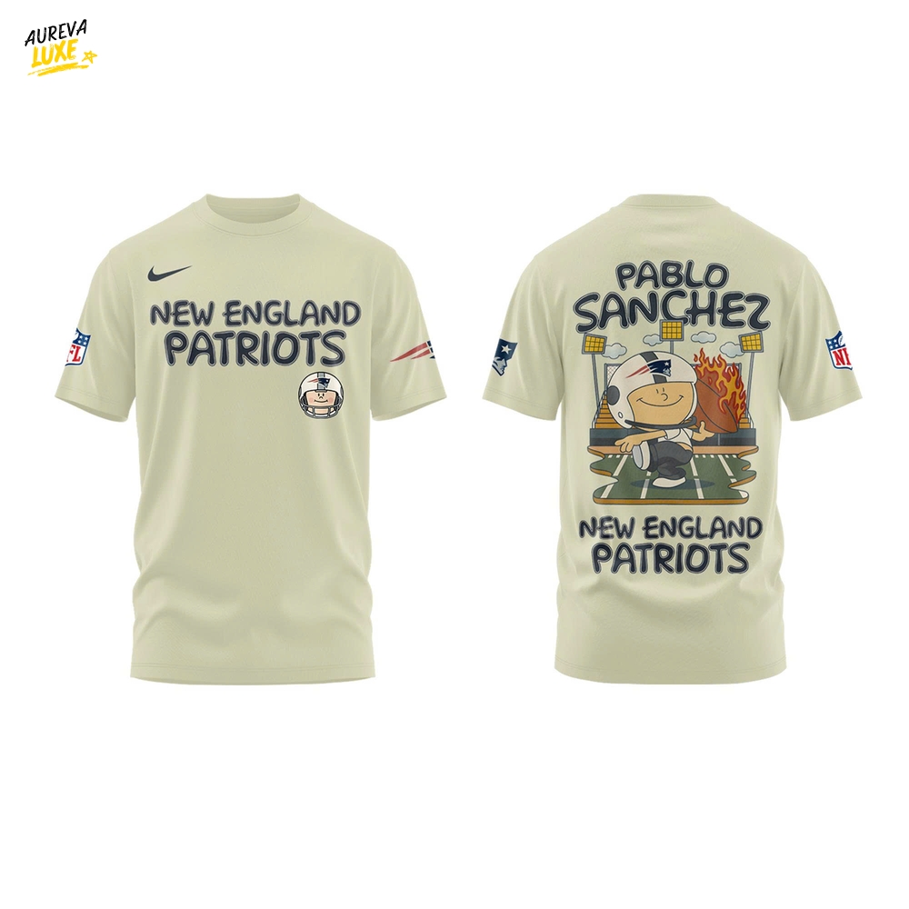 New England Patriots x Pablo Sanchez 3D Tshirt | Joggers | Cap Limited Edition New England Patriots x Pablo Sanchez 3D Tshirt | Joggers | Cap Limited Edition