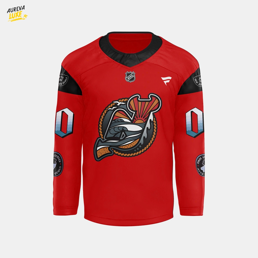 New Jersey Devils "Made In Jersey Night" 2025 Custom Hockey Jersey New Jersey Devils "Made In Jersey Night" 2025 Custom Hockey Jersey