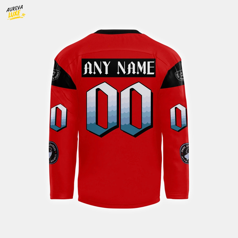 New Jersey Devils "Made In Jersey Night" 2025 Custom Hockey Jersey New Jersey Devils "Made In Jersey Night" 2025 Custom Hockey Jersey