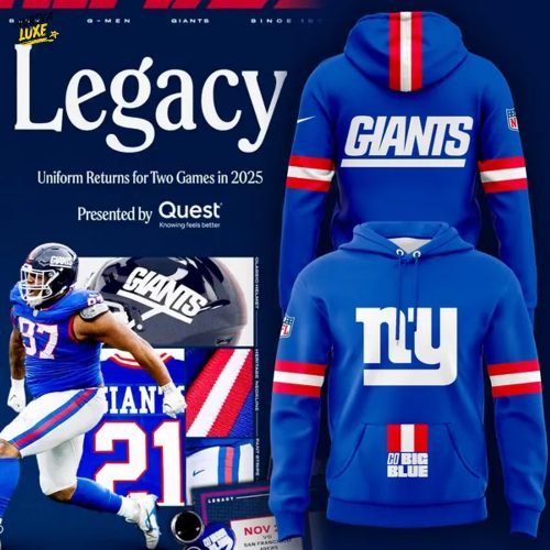 New York Giants Legacy Hoodie 2025
