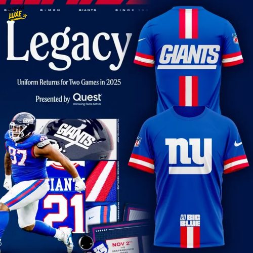 New York Giants Legacy T-Shirt 2025
