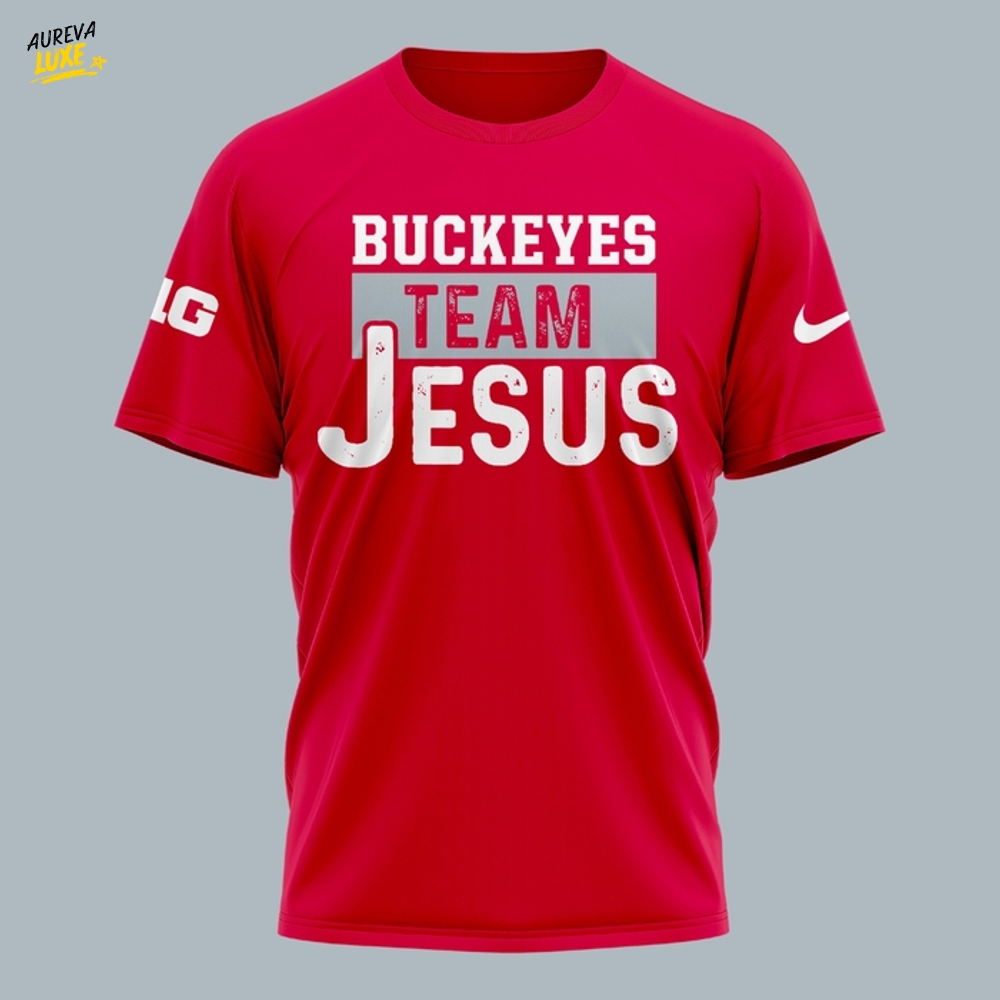 Ohio State Buckeyes "Team Jesus" Special Tee Ohio State Buckeyes "Team Jesus" Special Tee
