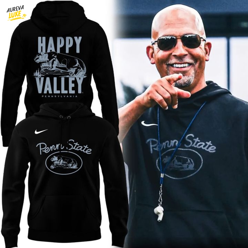 Penn State Nittany Lions Coach James Franklin 1979 Logo "Happy Valley" Special Hoodie Penn State Nittany Lions Coach James Franklin 1979 Logo "Happy Valley" Special Hoodie