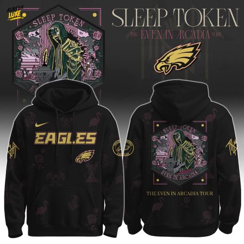 Philadelphia Eagles x Sleep Token Even In Arcadia Tour 2025 Limited Edition Hoodie