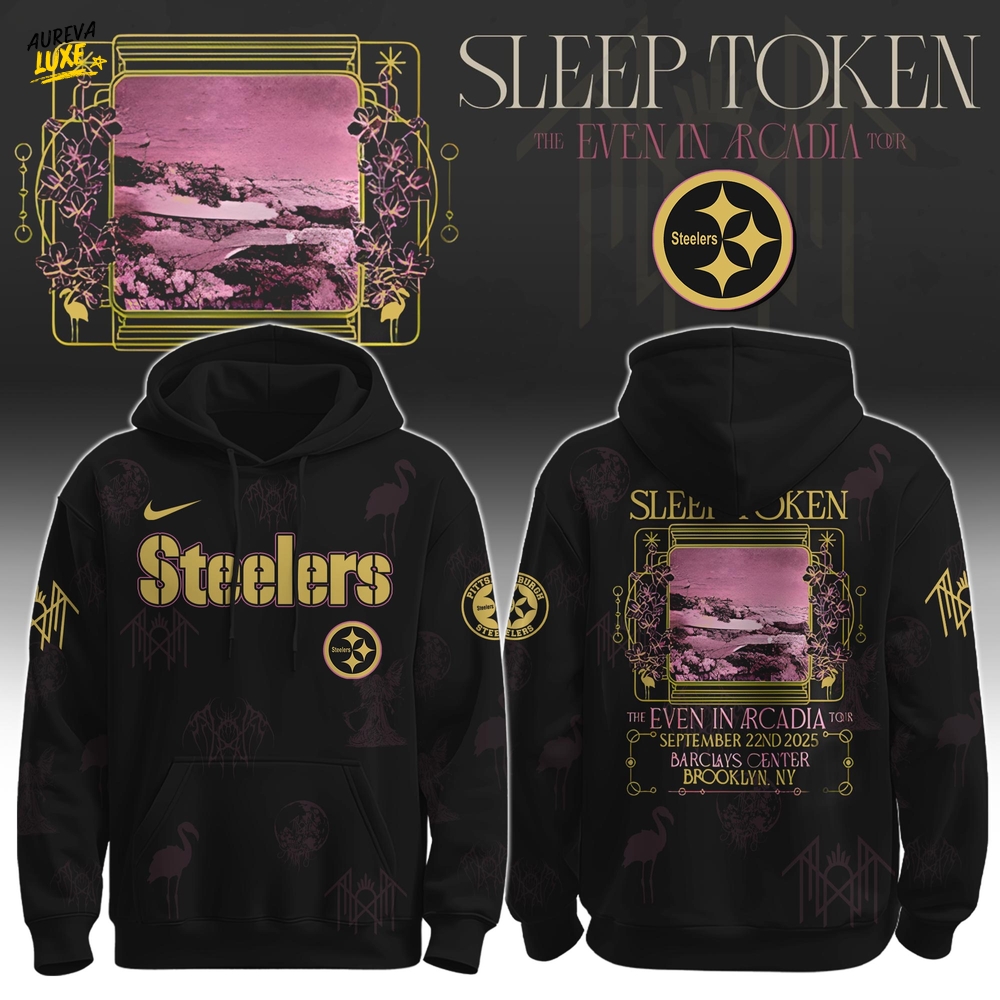 Pittsburgh Steelers x Sleep Token Even In Arcadia Tour 2025 Limited Edition Hoodie Pittsburgh Steelers x Sleep Token Even In Arcadia Tour 2025 Limited Edition Hoodie