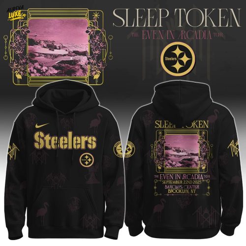 Pittsburgh Steelers x Sleep Token Even In Arcadia Tour 2025 Limited Edition Hoodie