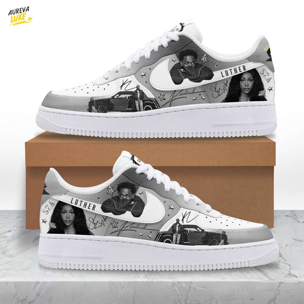 SZA x Kendrick Lamar Air Force 1 Sneaker SZA x Kendrick Lamar Air Force 1 Sneaker