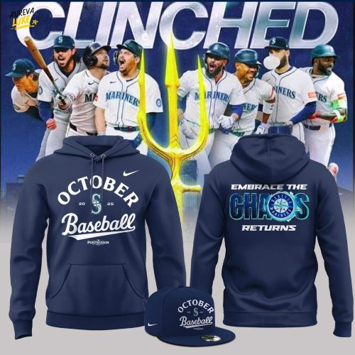 Seattle Mariners Postseason 2025- Embrace the Chaos Returns Hoodie