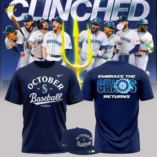 Seattle Mariners Postseason 2025- Embrace the Chaos Returns Tshirt