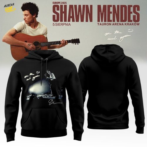 Shawn Mendes "On The Road Again" Special Black Hoodie