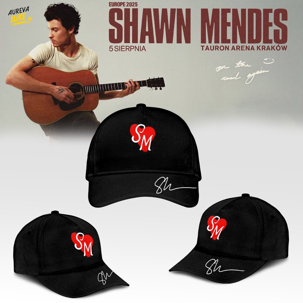 Shawn Mendes "On The Road Again" Special Black Hoodie Shawn Mendes "On The Road Again" Special Black Hoodie