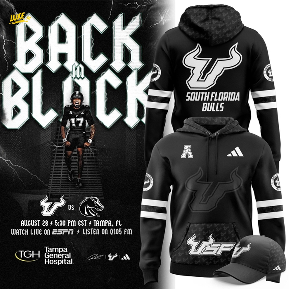 South Florida Bulls "Back in Black" Special Hoodie South Florida Bulls "Back in Black" Special Hoodie