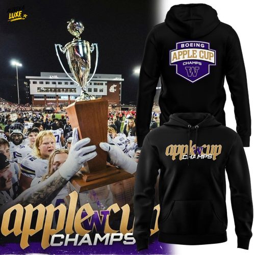Special Washington Huskies AppleCup Champs 2025 Hoodie