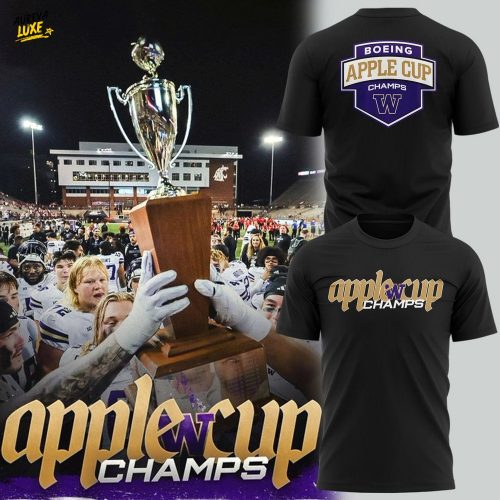 Special Washington Huskies AppleCup Champs 2025 T-Shirt