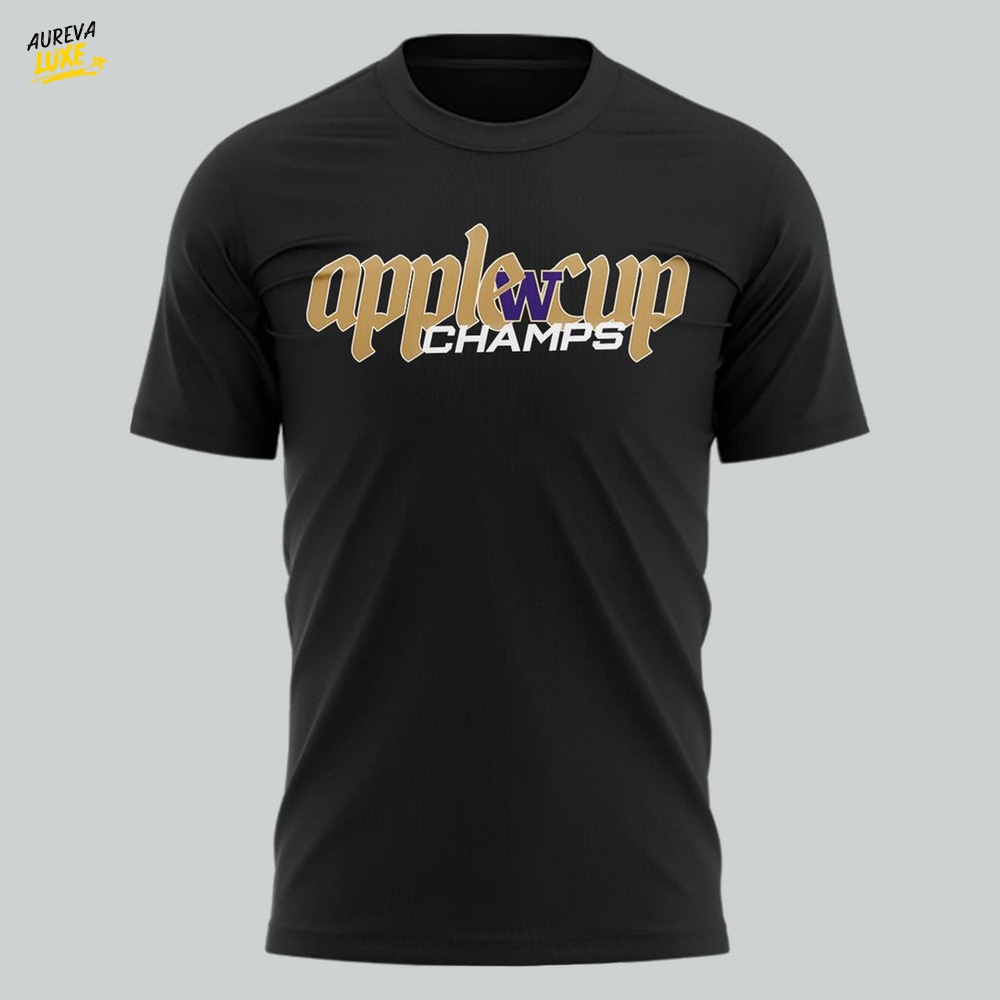 Special Washington Huskies AppleCup Champs 2025 T-Shirt Special Washington Huskies AppleCup Champs 2025 T-Shirt