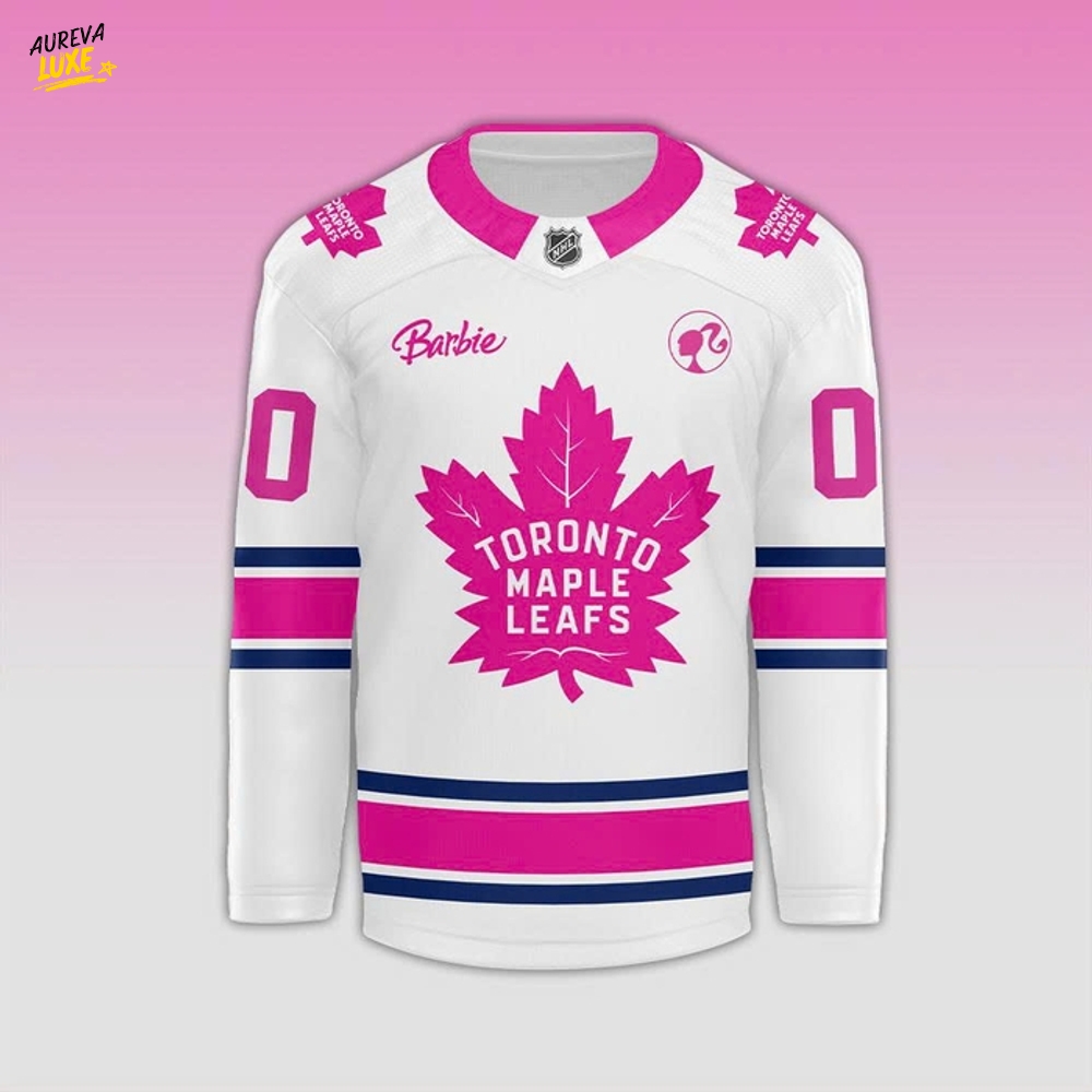 Toronto Maple Leafs x Barbie Night 2025 Custom Hockey Jersey Toronto Maple Leafs x Barbie Night 2025 Custom Hockey Jersey