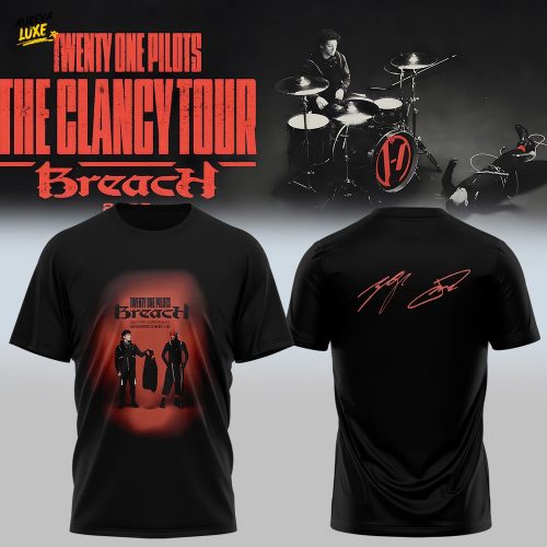 Twenty One Pilots The Clancy Tour: Breach Black Tee