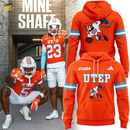 UTEP Miners Football 2025 93rd Homecoming Hoodie - Orange