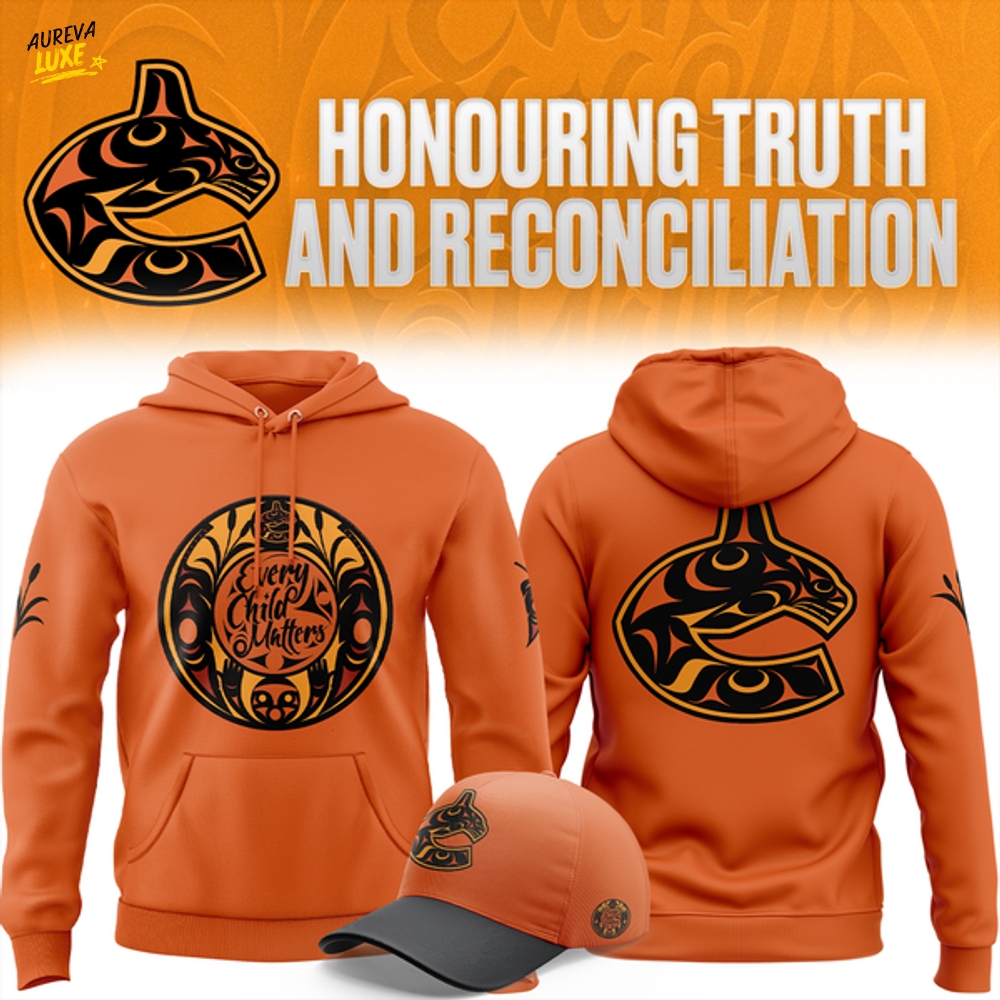 Vancouver Canucks x 2025 Truth And Reconciliation Day Hoodie Vancouver Canucks x 2025 Truth And Reconciliation Day Hoodie