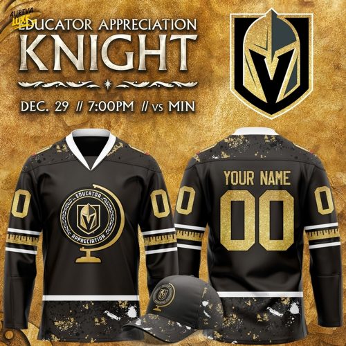 Vegas Golden Knights 2025 Educator Appreciation Night Hockey Jersey