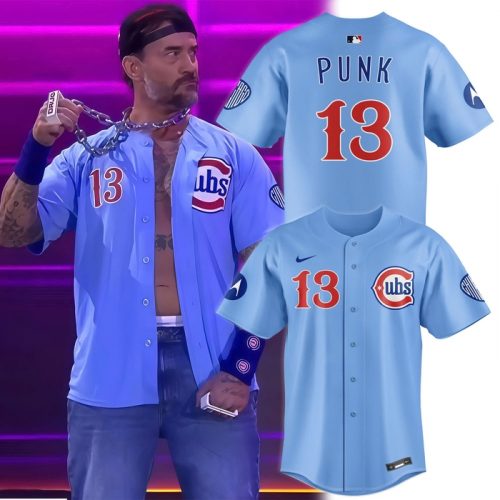 Chicago Cubs x CM Punk 2025 Limited Edition Jersey