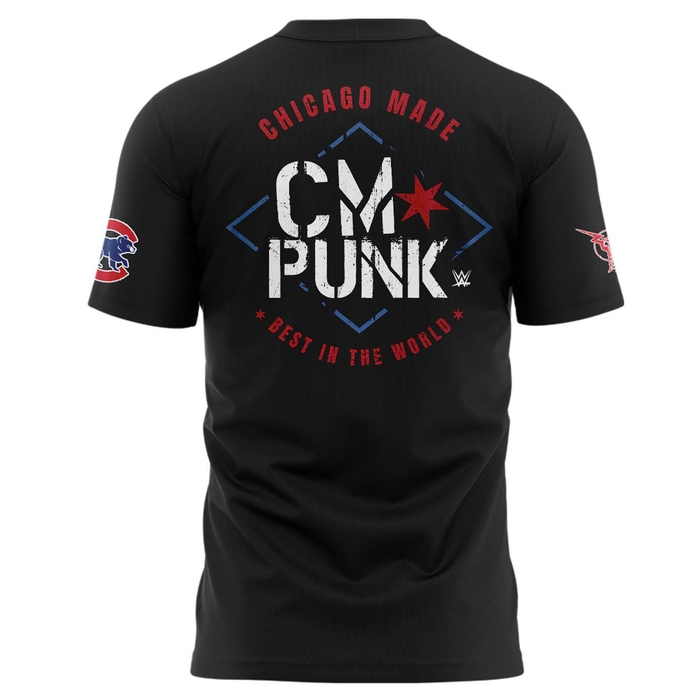 Chicago Cubs x CM Punk Best In The World Shirt Chicago Cubs x CM Punk Best In The World Shirt
