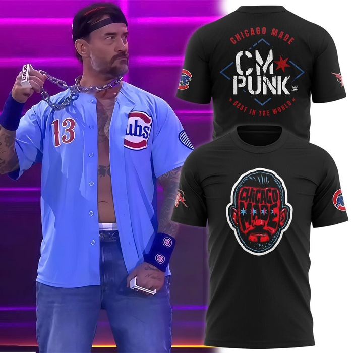 Chicago Cubs x CM Punk Best In The World Shirt Chicago Cubs x CM Punk Best In The World Shirt